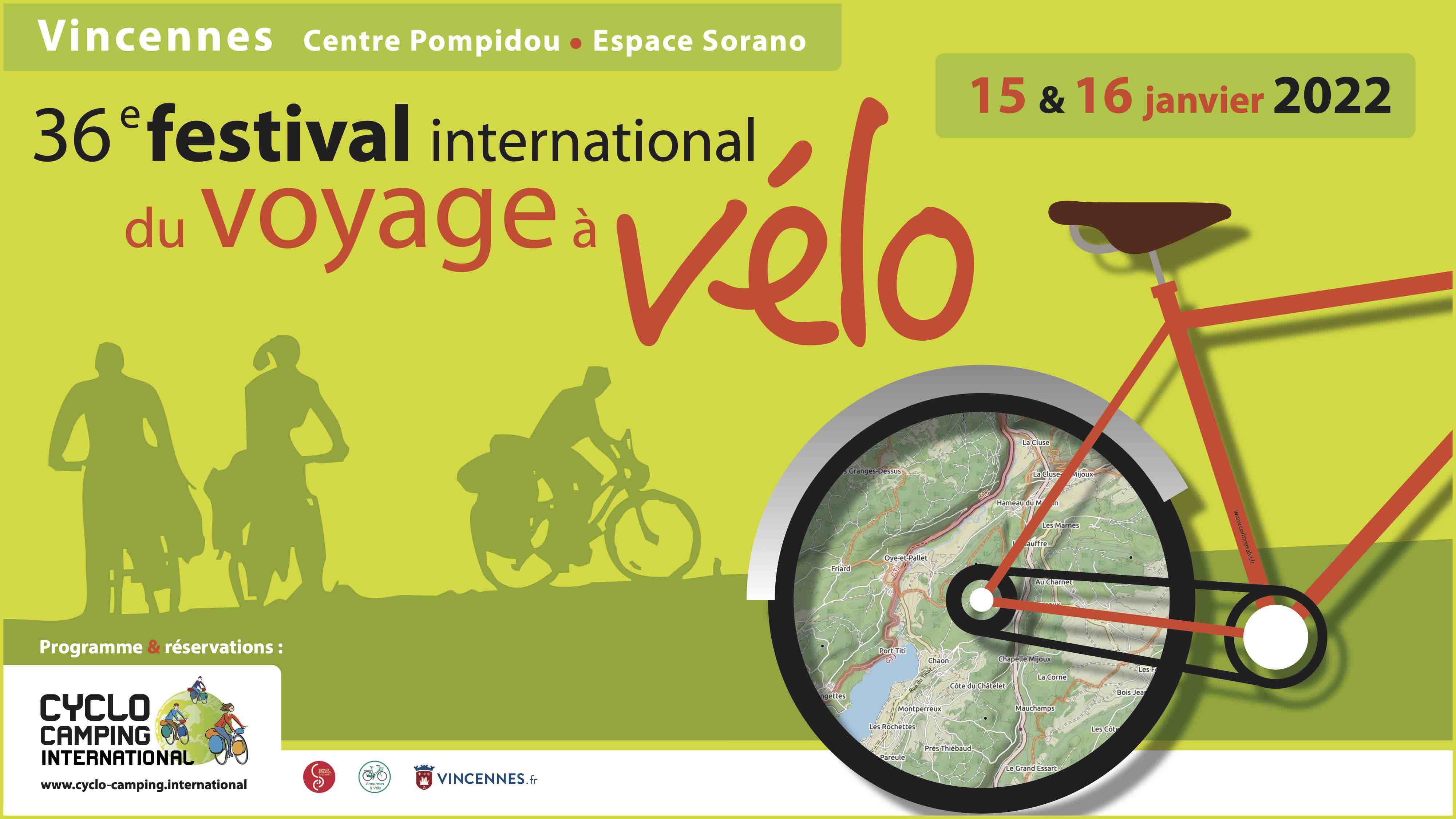 Festival International Voyage vélo 2022 Vincennes