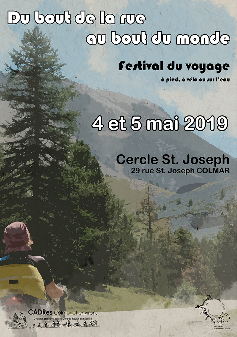 Affiche 2019 festival au bout de la rue Colmar