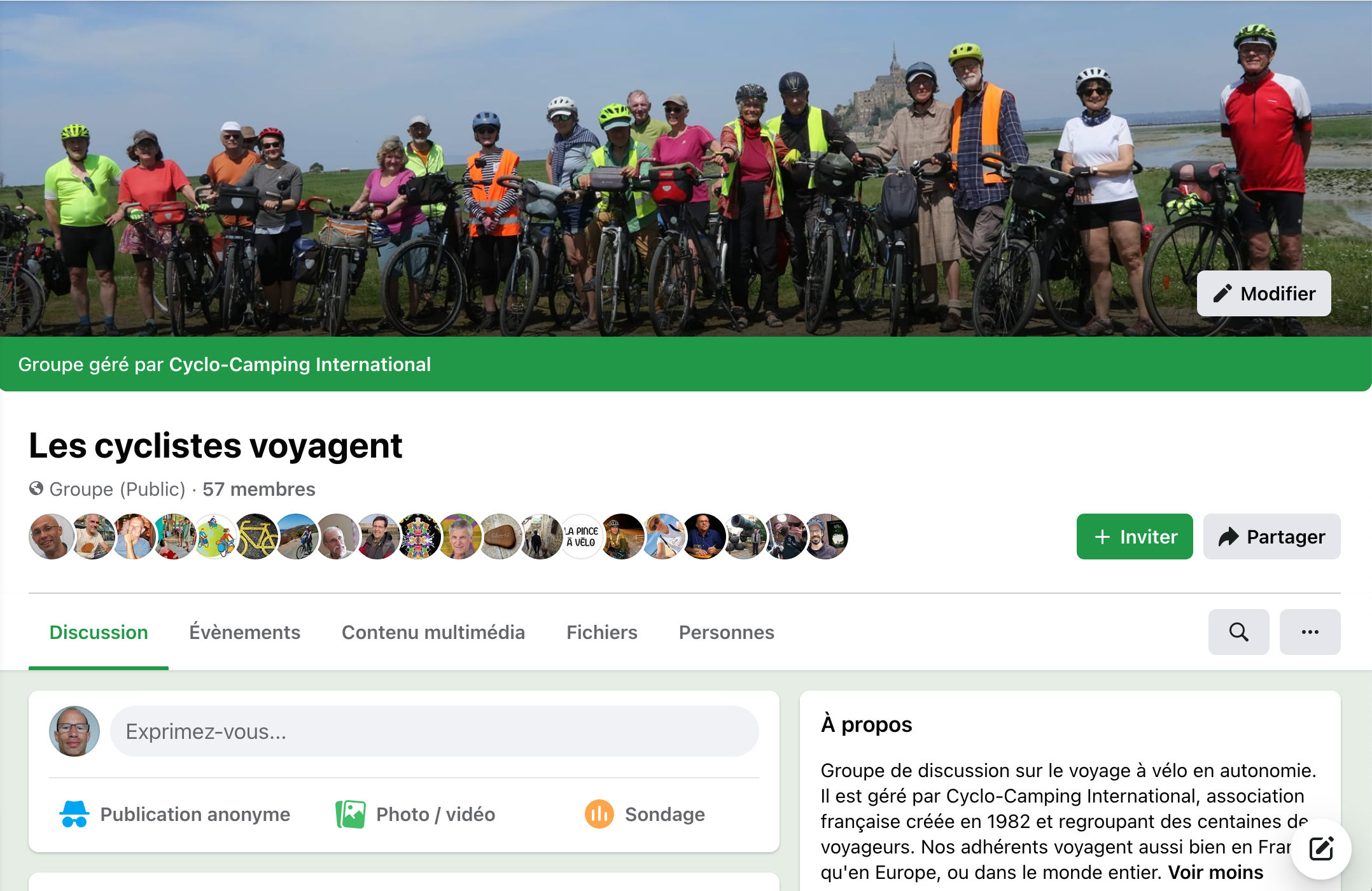 Lancement de notre groupe Facebook