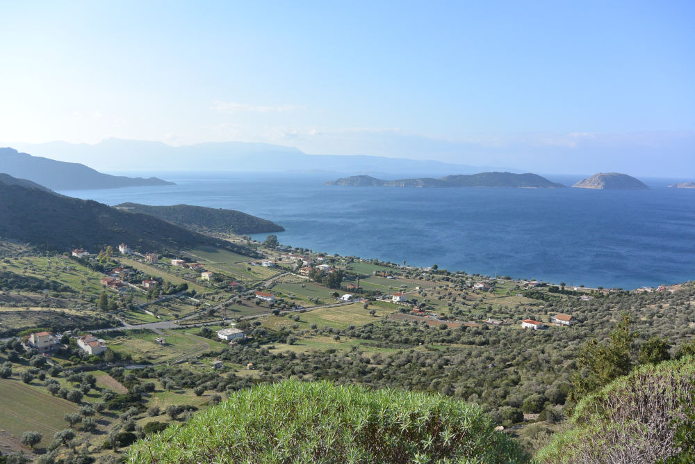 Paysage typique de la Grèce